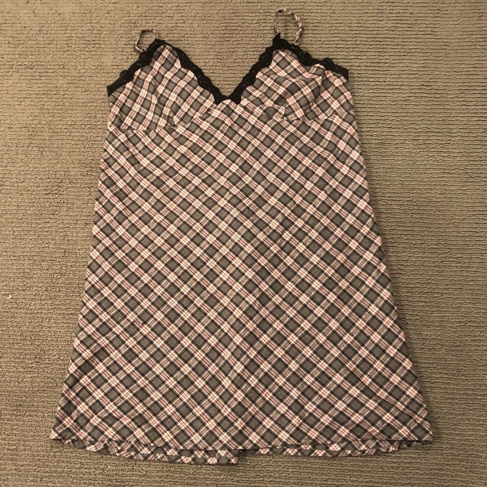Flannel slip dress size L